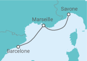 Itinéraire -  France - Boissons incluses - Costa Croisières
