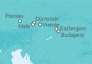 Itinéraire -  Le beau Danube bleu - CroisiEurope