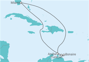 Itinéraire -  Aruba, Bonaire, Saint-Eustache et Saba - Carnival