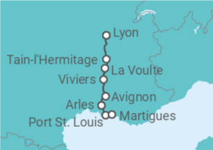 Itinéraire -  Terres de Provence, Une croisière sensorielle entre héritages et gourmandises - CroisiEurope