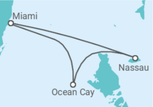 Itinéraire -  Bahamas, États-Unis - MSC Croisières