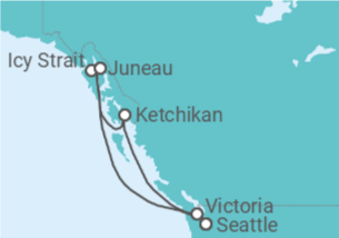Itinéraire -  Alaska - Royal Caribbean