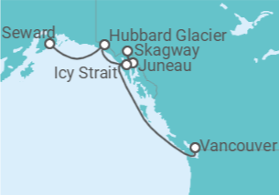 Itinéraire -  Alaska - Royal Caribbean