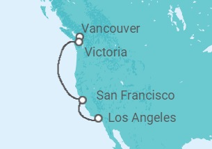 Itinéraire -  Alaska - Norwegian Cruise Line
