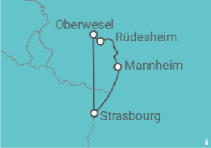 Itinéraire -  Le Rhin en fête - CroisiEurope