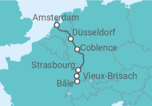 Itinéraire -  De Bâle à Amsterdam: Les trésors d