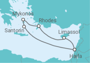 Itinéraire -   Chypre et Iles Grecques - Royal Caribbean