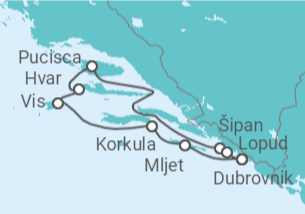 Itinéraire -  Secrets de la Croatie - Ponant