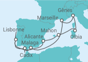 Itinéraire -  Saveurs et Cultures de la Méditerranée - MSC Croisières