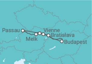 Itinéraire -  Danubio Impérial - Crucemundo
