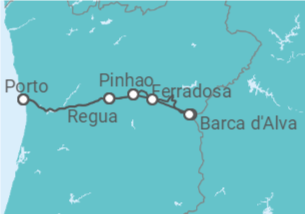 Itinéraire -  De Porto vers lEspagne La vallée du Douro (Portugal) et Salamanque (Espagne) - Vols inclus - CroisiEurope