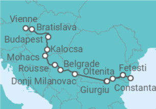 Itinéraire -  De Vienne vers les Portes de Fer, le Danube occidental (formule port/port) - CroisiEurope