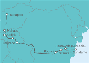 Itinéraire -  De Budapest vers les Portes de Fer, le Danube occidental (formule port/port) - CroisiEurope