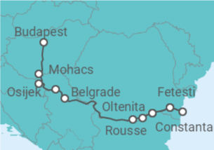 Itinéraire -  Des Portes de Fer vers Budapest, le Danube occidental - Vols inclus - CroisiEurope