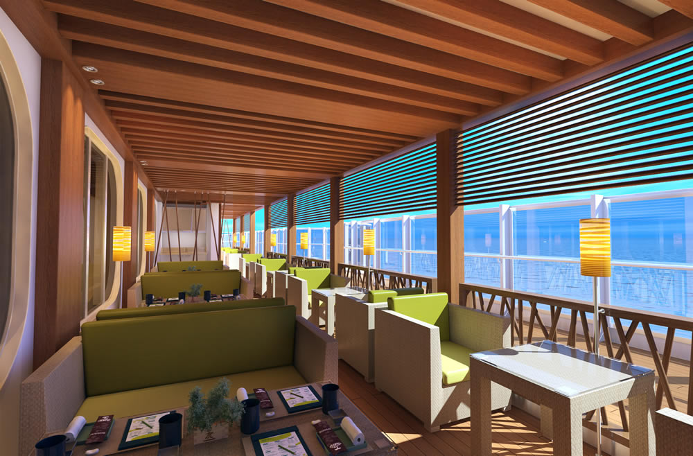 Vue du Bonsai Sushi