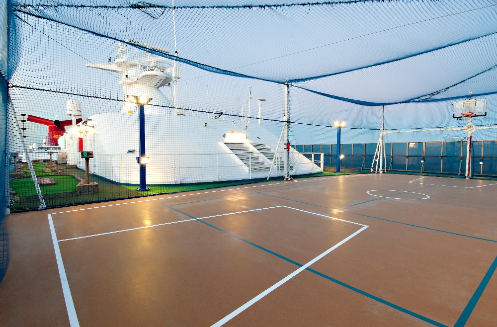 Piste de basket ball