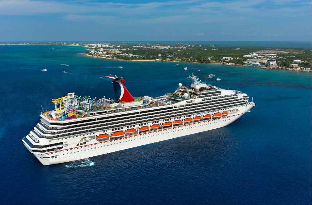 Carnival Sunshine - Vue latérale
