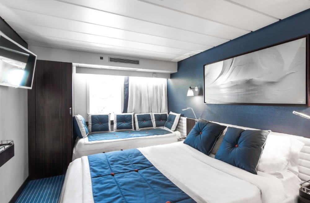 Cabine avec fenêtre