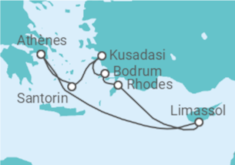 Itinéraire -  Grèce, Turquie et Chypre - Royal Caribbean