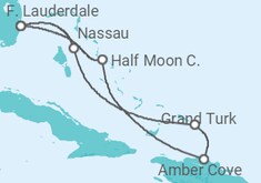 Itinéraire -  Bahamas - Holland America Line