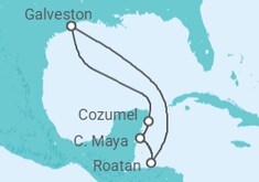 Itinéraire -  Honduras, Mexique - Royal Caribbean
