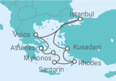 Itinéraire -  Turquie, Grèce - Celebrity Cruises