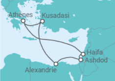 Itinéraire -   Égypte, Turquie, Grèce - Celebrity Cruises