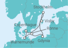 Itinéraire -  Allemagne, Pologne, Suède - MSC Croisières