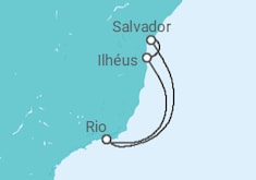 Itinéraire -  Brésil - MSC Croisières