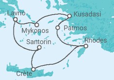 Itinéraire -  Grèce - Celestyal Cruises
