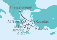 Itinéraire -  Grèce, Turquie - Celestyal Cruises