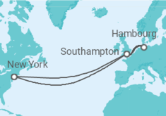 Itinéraire -  Royaume-Uni, Allemagne - Cunard