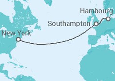 Itinéraire -  Royaume-Uni, États-Unis - Cunard