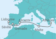 Itinéraire -  Malte, Espagne - Norwegian Cruise Line