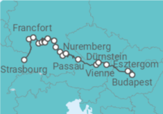 Itinéraire -  Croisière De Strasbourg à Budapest, une croisière transeuropéenne (formule port/port) - CroisiEurope