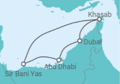 Itinéraire -  Emirats Arabes Unis - Celestyal Cruises