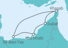 Itinéraire -  Emirats Arabes Unis - Celestyal Cruises