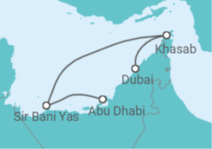 Itinéraire -  Emirats Arabes Unis - Celestyal Cruises
