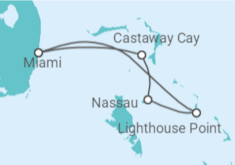 Itinéraire -  Bahamas - Disney Cruise Line