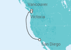 Itinéraire -  Canada - Disney Cruise Line