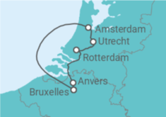 Itinéraire -  Itinéraire inédit des Pays-Bas à la Belgique - CroisiEurope