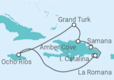 Itinéraire -  Nouvel An aux Antilles - Costa Croisières