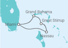 Itinéraire -  Bahamas - Norwegian Cruise Line