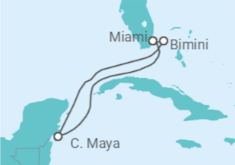 Itinéraire -  Maya Sun - Virgin Voyages