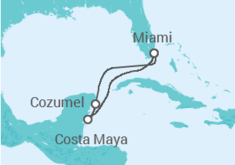 Itinéraire -  Mexique - Virgin Voyages