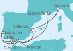 Itinéraire -  Océan magnétique - Costa Croisières