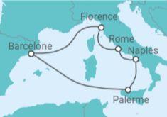 Itinéraire -  Italie - Disney Cruise Line