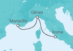 Itinéraire -  Italie - MSC Croisières