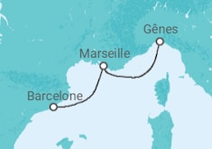 Itinéraire -  France - MSC Croisières