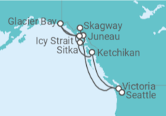 Itinéraire -  Alaska - Norwegian Cruise Line